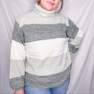 Turtleneck Knit Sweater